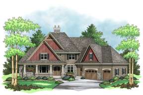 Traditional House Plan #098-00029 Elevation Photo