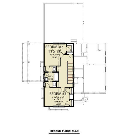 Second Floor for House Plan #2464-00039