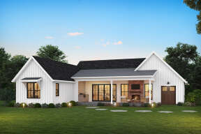 Modern Farmhouse House Plan #2559-00950 Elevation Photo