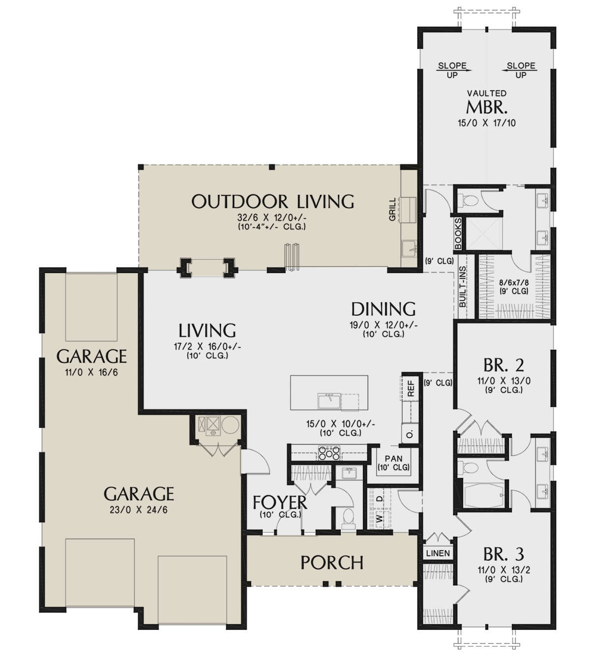Main Floor  for House Plan #2559-00950