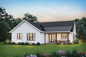 Modern Farmhouse House Plan #2559-00951 Elevation Photo