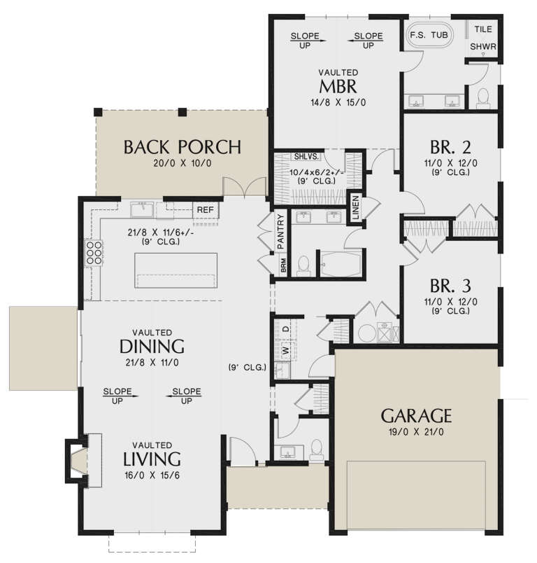 House Plan House Plan #27904 Drawing 1