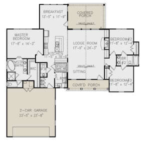 Main Floor  for House Plan #699-00336