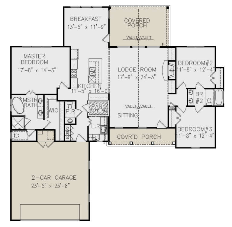 House Plan House Plan #27907 Drawing 1