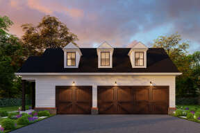 Modern Farmhouse House Plan #699-00337 Elevation Photo