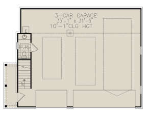 Garage Floor for House Plan #699-00337