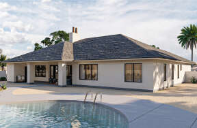 Mediterranean House Plan #963-00684 Elevation Photo