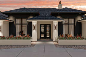 Mediterranean House Plan #963-00684 Elevation Photo