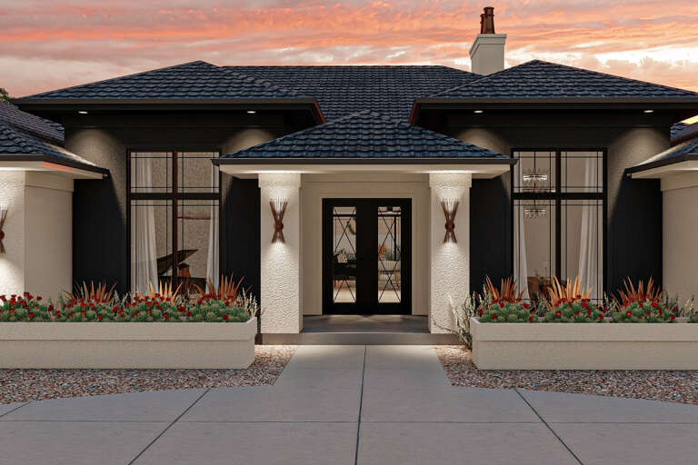 Mediterranean House Plan #963-00684 Elevation Photo
