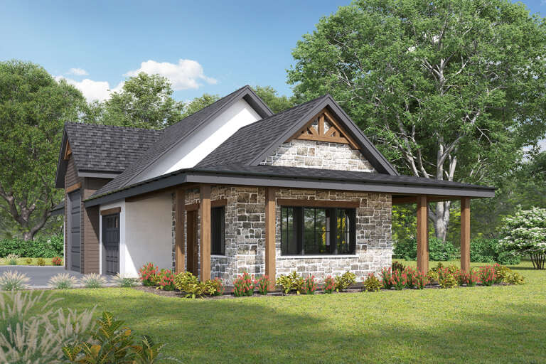Craftsman House Plan #5631-00200 Elevation Photo
