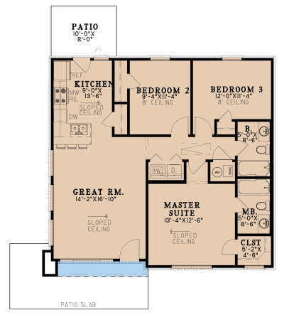Main Floor  for House Plan #8318-00294