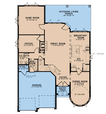 House Plan House Plan #27916 Drawing 1