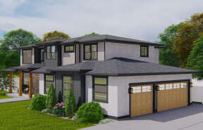Contemporary House Plan #2802-00184 Elevation Photo