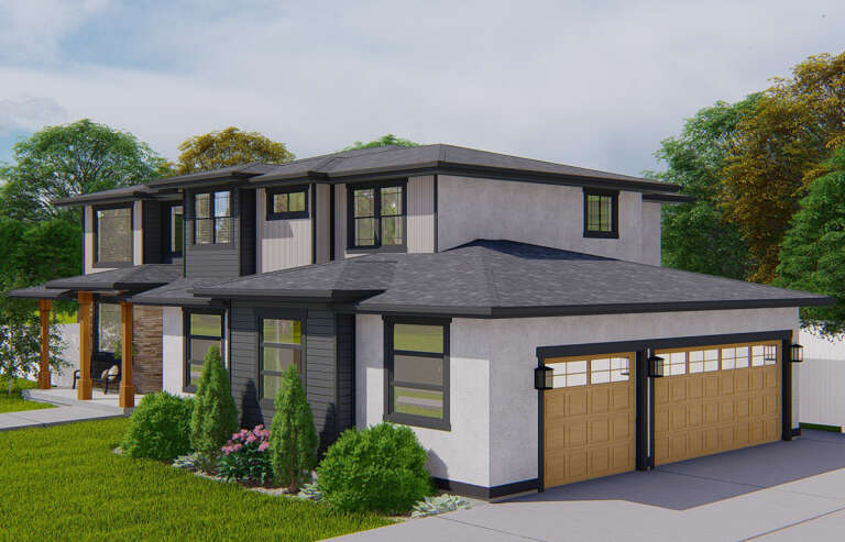 Contemporary House Plan #2802-00184 Elevation Photo