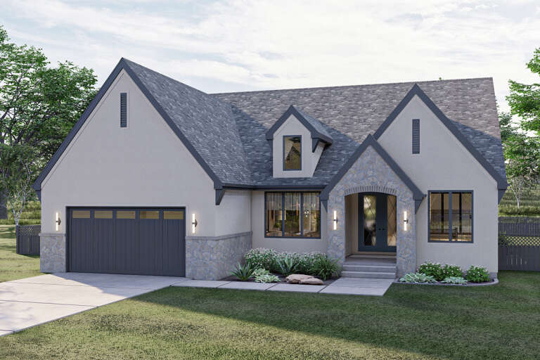 House Plan House Plan #27918 Front Elevation 