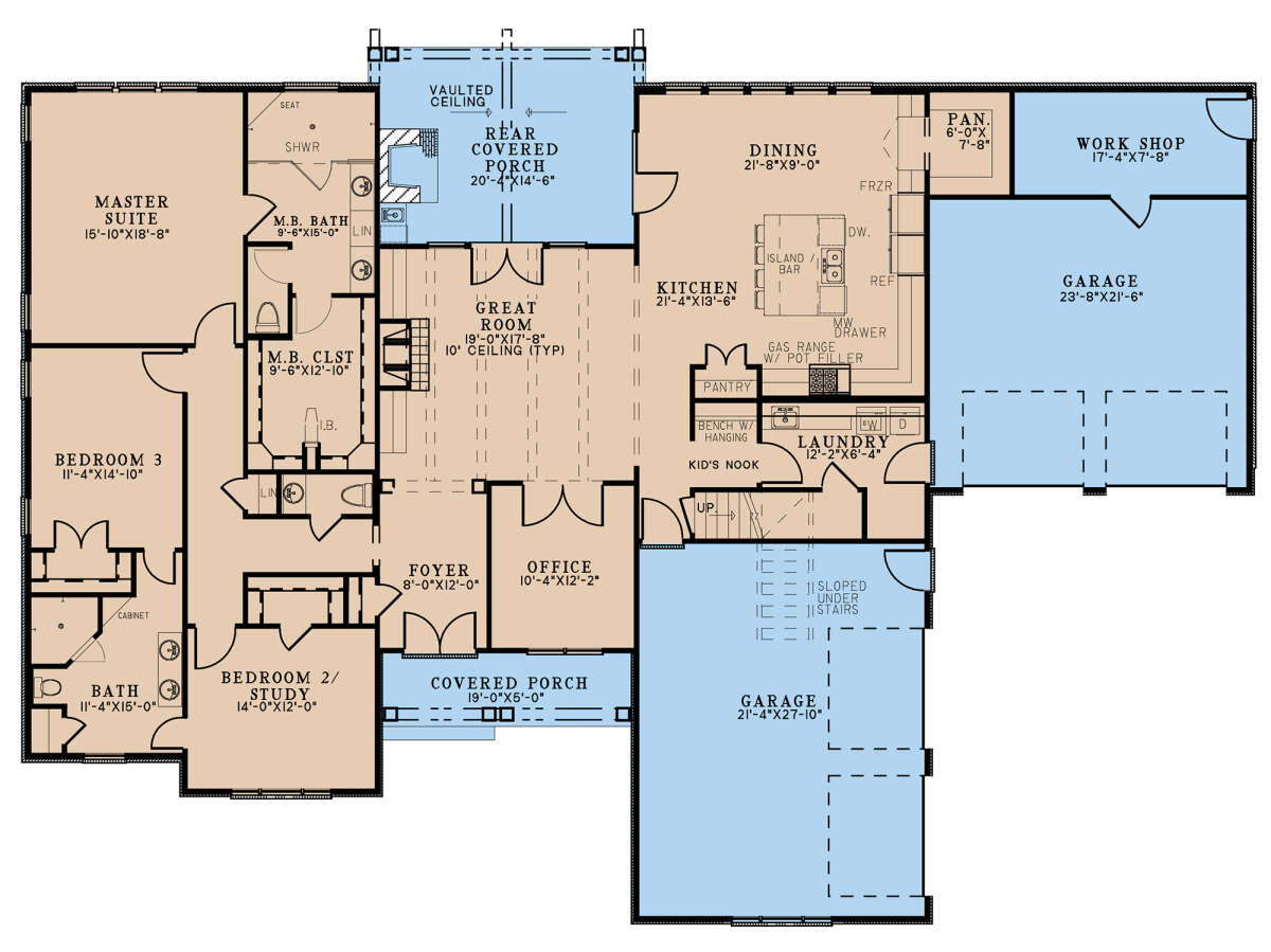 Main Floor  for House Plan #8318-00296
