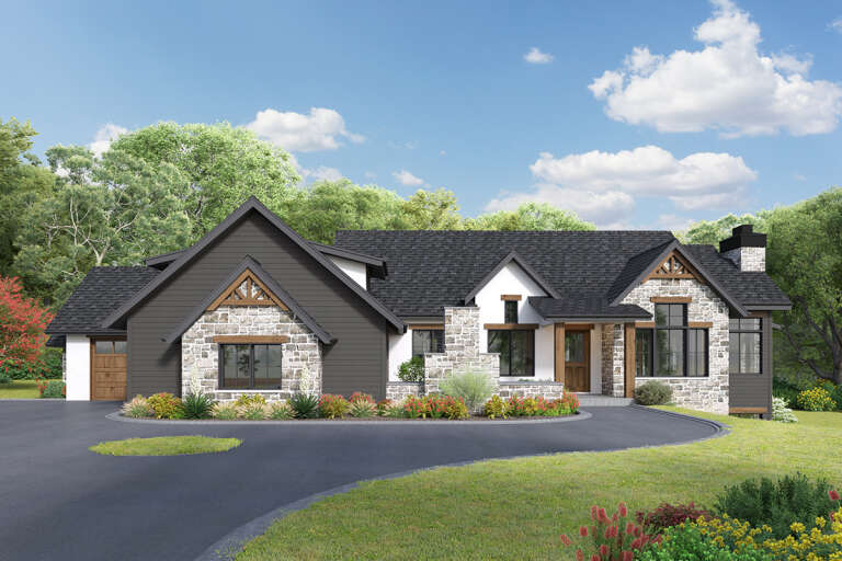 House Plan House Plan #27921 Front Elevation 