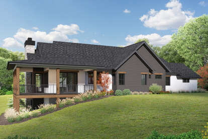 Craftsman House Plan #5631-00203 Elevation Photo