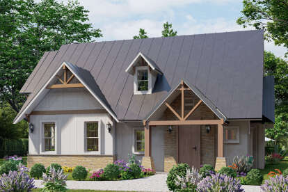 Craftsman House Plan #699-00340 Elevation Photo