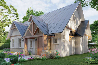 Craftsman House Plan #699-00340 Elevation Photo