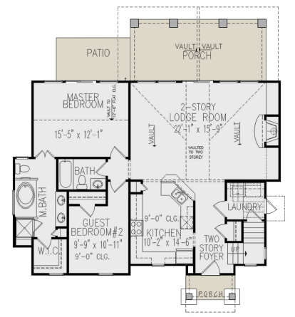 Main Floor  for House Plan #699-00340