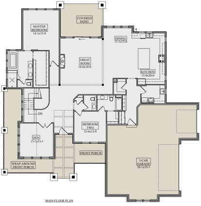 House Plan House Plan #27926 Drawing 1
