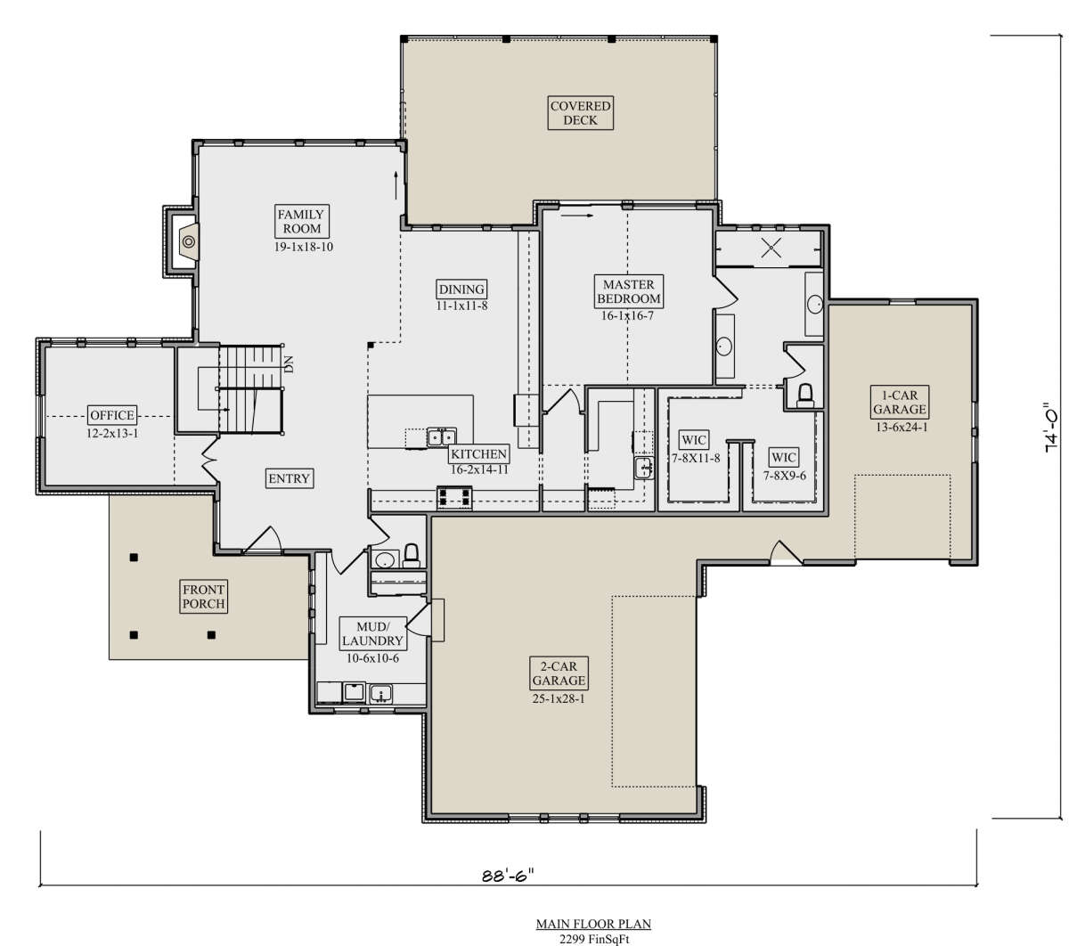 Main Floor  for House Plan #5631-00207