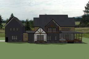 Modern Farmhouse House Plan #6849-00132 Elevation Photo