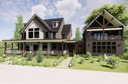 Modern Farmhouse House Plan #6849-00132 Elevation Photo