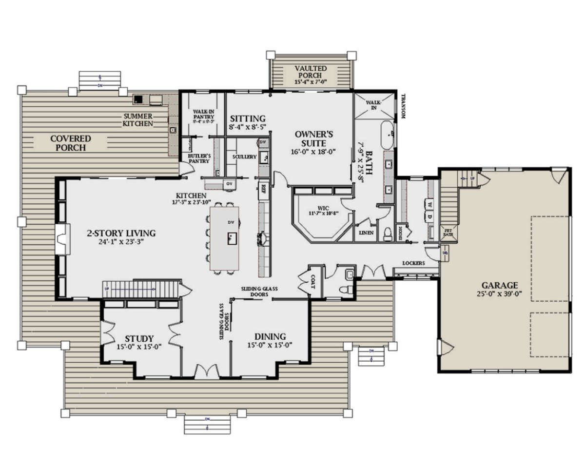 Main Floor  for House Plan #6849-00132