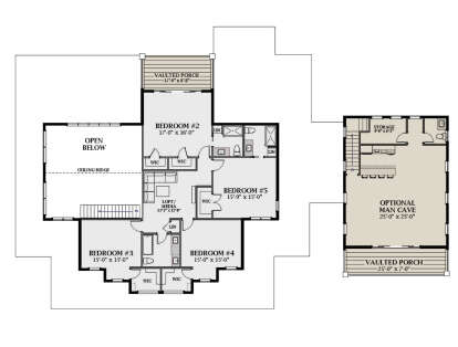 Second Floor for House Plan #6849-00132