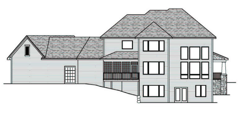 Traditional House Plan #098-00031 Elevation Photo