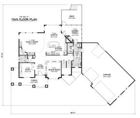 Main Floor for House Plan #098-00031