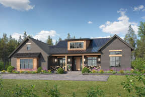 Modern Farmhouse House Plan #5631-00209 Elevation Photo