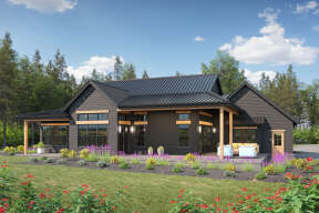 Modern Farmhouse House Plan #5631-00209 Elevation Photo