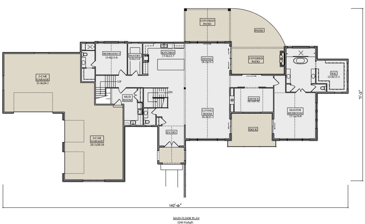 Main Floor  for House Plan #5631-00210