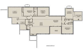 Basement for House Plan #5631-00210