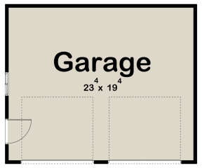 Garage Floor for House Plan #963-00686