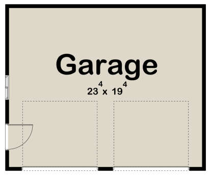 Garage Floor for House Plan #963-00686