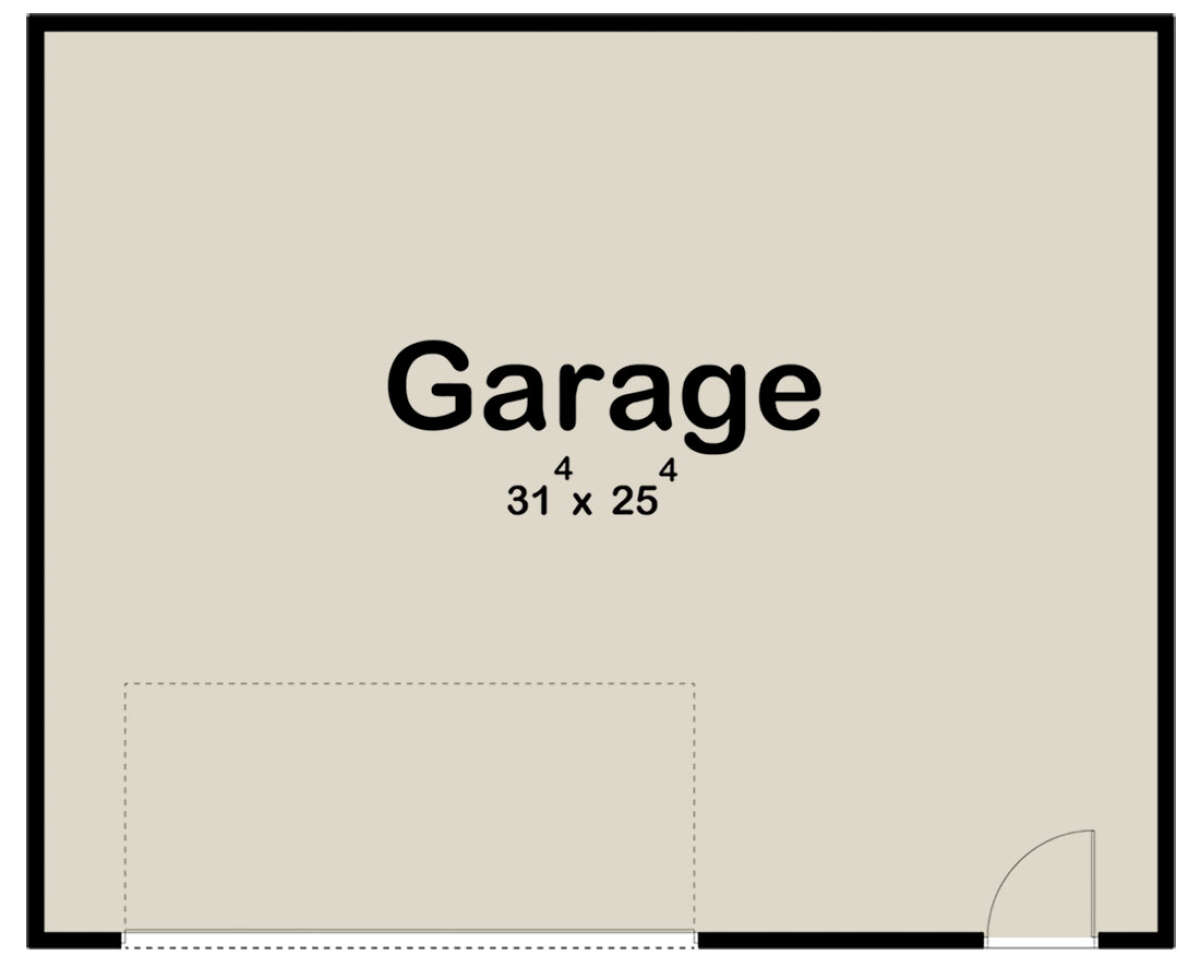 Garage Floor for House Plan #963-00687