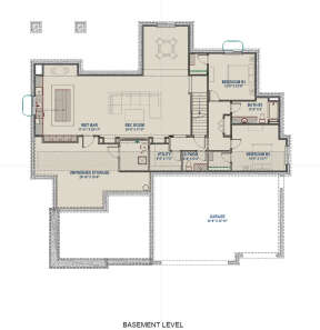 Basement for House Plan #425-00044