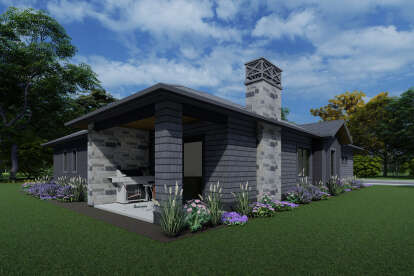 Modern House Plan #425-00045 Elevation Photo