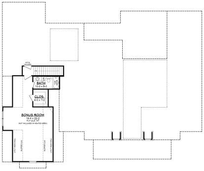 Bonus Room for House Plan #041-00308