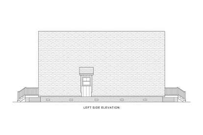 A Frame House Plan #4351-00046 Elevation Photo