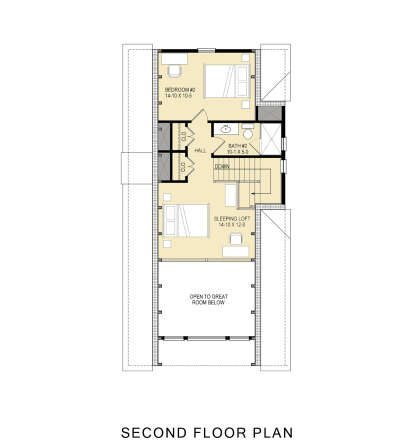Second Floor for House Plan #4351-00046