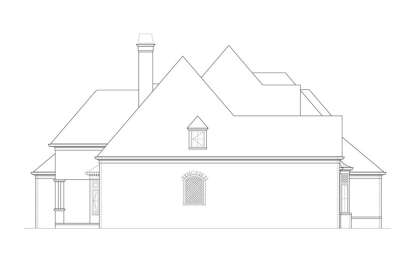 European House Plan #4195-00048 Elevation Photo