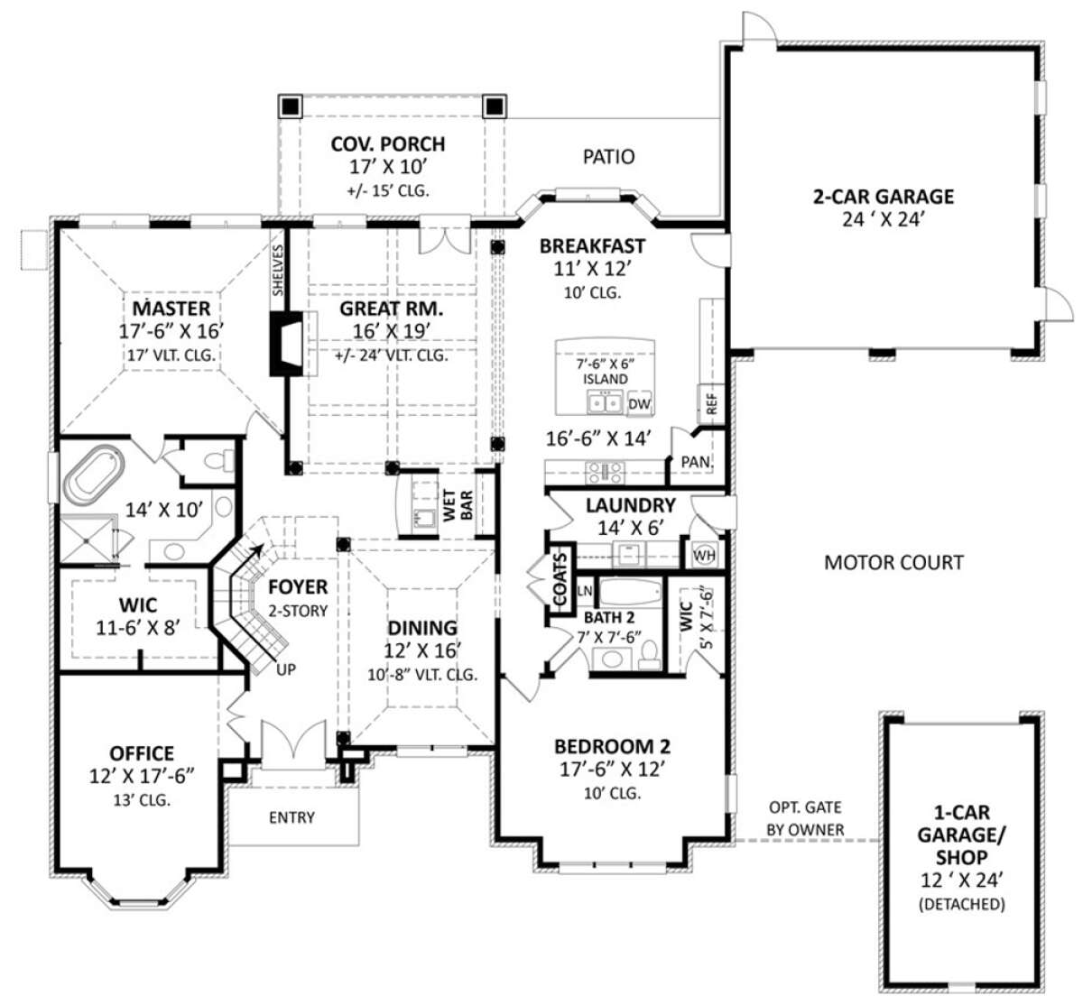 Main Floor  for House Plan #4195-00048