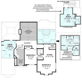 Second Floor for House Plan #4195-00048