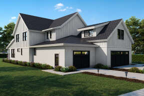 Modern Farmhouse House Plan #2464-00042 Elevation Photo