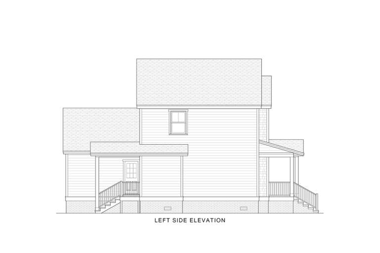Country House Plan #4351-00048 Elevation Photo